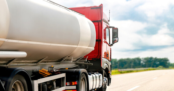 Freight trucks on highway - representing the logistics industry we serve